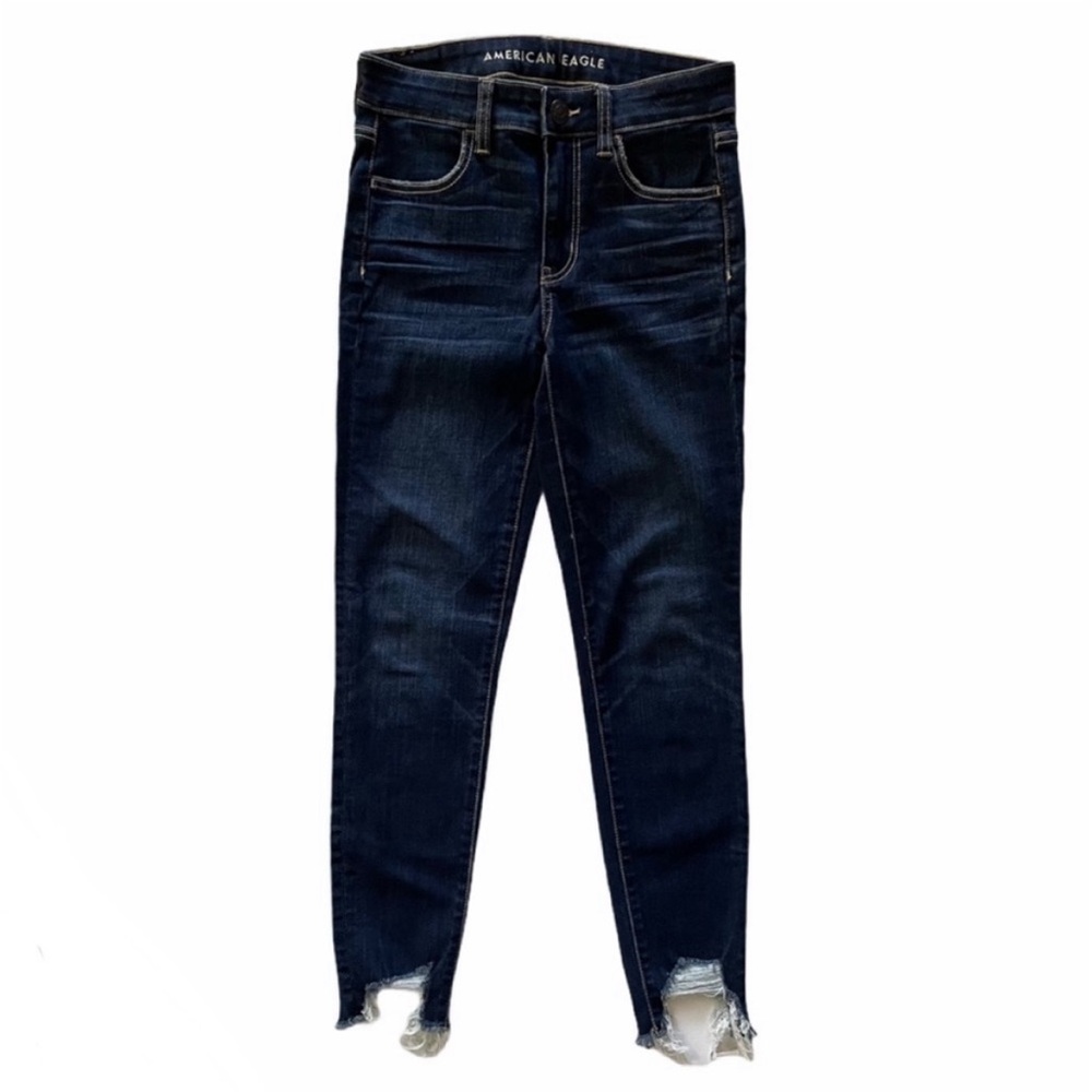 American Eagles next level hi-rise jegging Blue Women's Jean - Picture 2 of 9